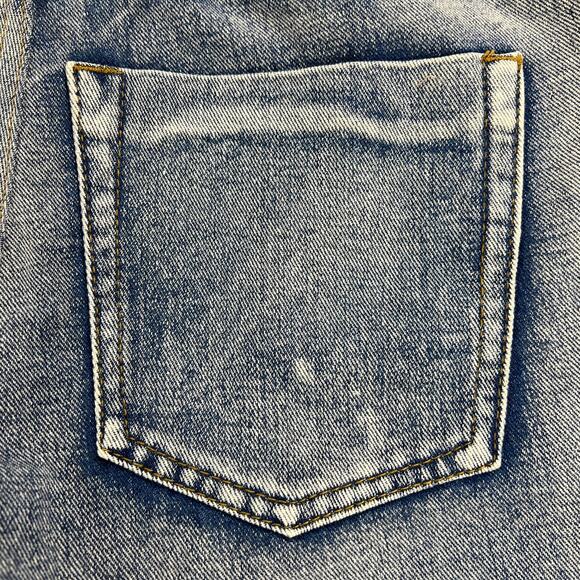 One by One Teaspoon Awesome Baggies Cobain Destroyed Boyfriend Jeans Size 28 - Picture 13 of 16